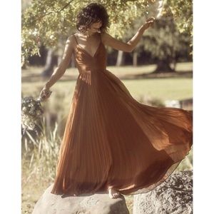 Fame and Partners Quinn Dress Rust